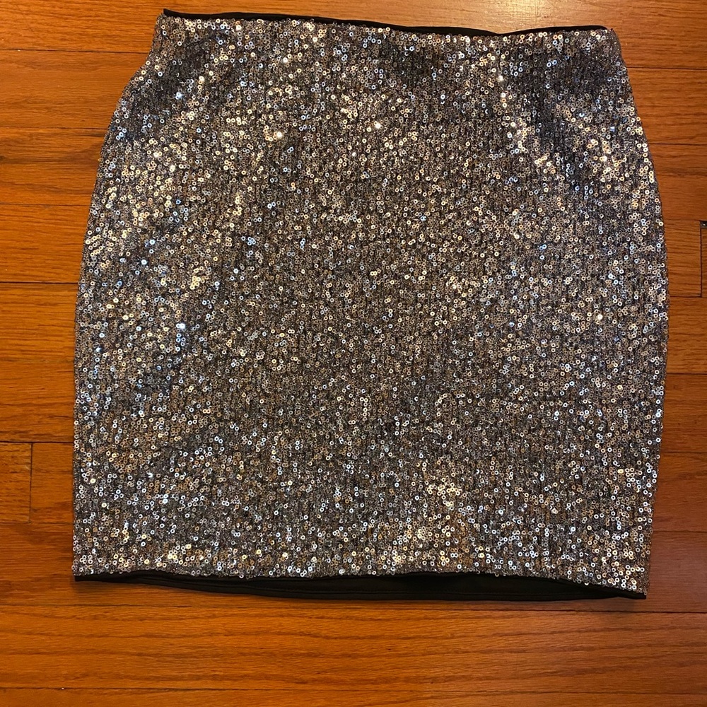 NWT Express Sequins Mini Skirt